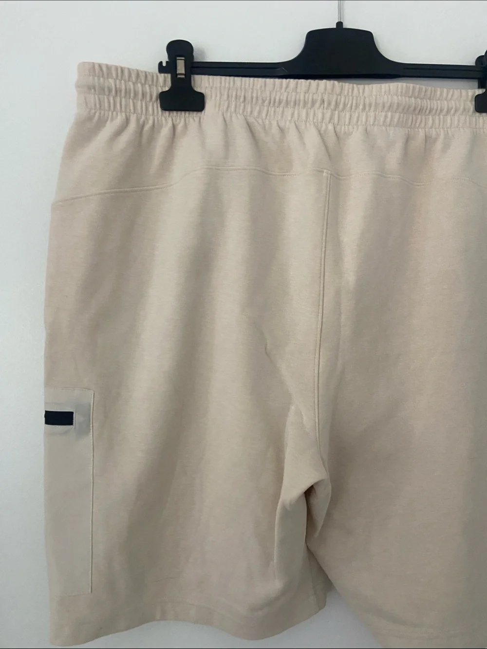 ✨5 for $15✨ Drawstring Cargo Sweat Shorts in Light Beige